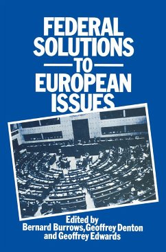 Federal Solutions to European Issues - Burrows, Bernard