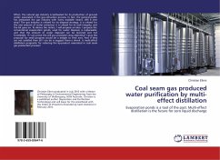 Coal seam gas produced water purification by multi-effect distillation