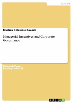 Cover Managerial Incentives and Corporate Governance (eBook, ePUB)