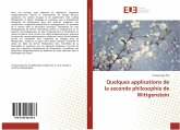 Quelques applications de la seconde philosophie de Wittgenstein