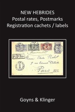 Cover New Hebrides Postal Rates, Postmarks, Registration Cachets/Labels