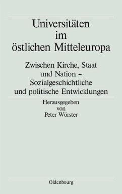 Universitäten im östlichen Mitteleuropa (eBook, PDF)