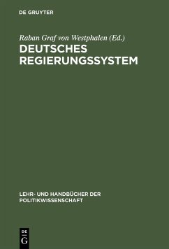 Deutsches Regierungssystem (eBook, PDF) Cover Deutsches Regierungssystem (eBook, PDF)