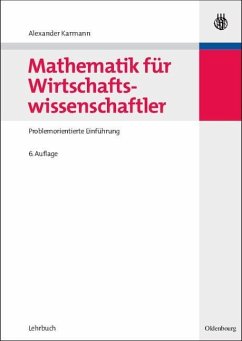 Mathematik für Wirtschaftswissenschaftler (eBook, PDF) - Karmann, Alexander
