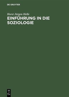 Cover Einführung in die Soziologie (eBook, PDF)