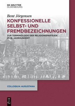 Konfessionelle Selbst- und Fremdbezeichnungen (eBook, ePUB) - Jörgensen, Bent