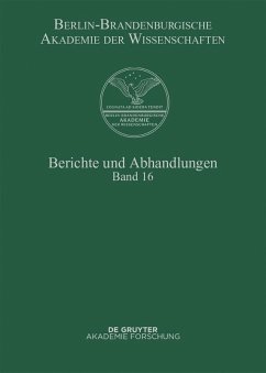 Berichte und Abhandlungen. Band 16 (eBook, PDF)