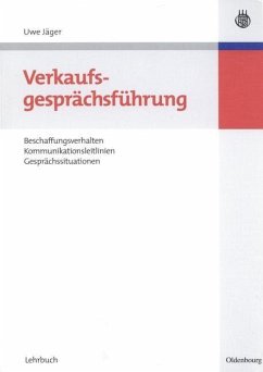 Verkaufsgesprächsführung (eBook, PDF) - Jäger, Uwe