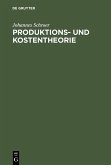 Produktions- und Kostentheorie (eBook, PDF)