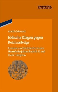 Jüdische Klagen gegen Reichsadelige (eBook, PDF) - Griemert, André