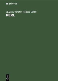 Perl (eBook, PDF) - Schröter, Jürgen; Seidel, Helmut