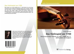 Das Violinspiel vor 1700