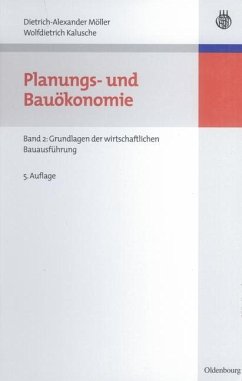 Planungs- und Bauökonomie 02 (eBook, PDF) - Möller, Dietrich-Alexander; Kalusche, Wolfdietrich