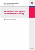 Heilbronner Beiträge zur Unternehmensführung (eBook, PDF)