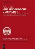 &quote;ins undeudsche gebracht&quote; (eBook, ePUB)