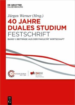 40 Jahre Duales Studium. Festschrift (eBook, ePUB) Cover 40 Jahre Duales Studium. Festschrift (eBook, ePUB)