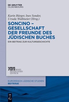 Soncino - Gesellschaft der Freunde des jüdischen Buches (eBook, ePUB)