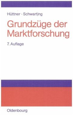 Grundzüge der Marktforschung (eBook, PDF) - Hüttner, Manfred