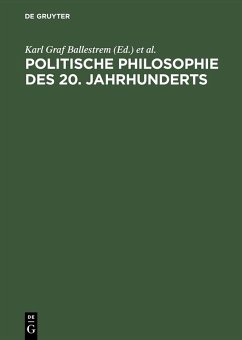 Politische Philosophie des 20. Jahrhunderts (eBook, PDF)