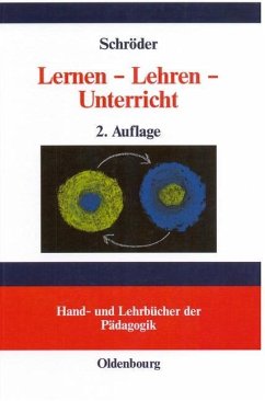Lernen - Lehren - Unterricht (eBook, PDF) - Schröder, Hartwig