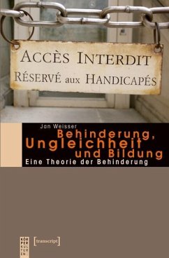 Behinderung, Ungleichheit und Bildung (eBook, PDF) - Weisser, Jan