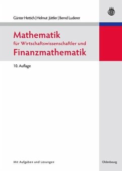 Mathematik für Wirtschaftswissenschaftler und Finanzmathematik (eBook, PDF)