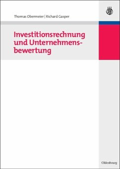 Cover Investitionsrechnung und Unternehmensbewertung (eBook, PDF)