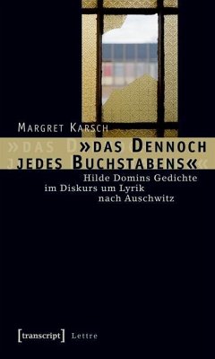 »das Dennoch jedes Buchstabens« (eBook, PDF) - Karsch, Margret