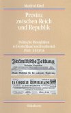 Provinz zwischen Reich und Republik (eBook, PDF)