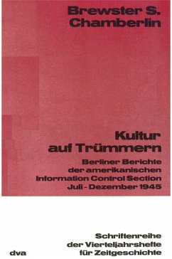 Kultur auf Trümmern (eBook, PDF) - Chamberlin, Brewster S.