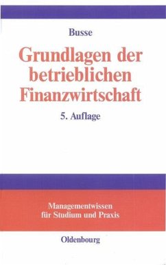 Grundlagen der betrieblichen Finanzwirtschaft (eBook, PDF) - Busse, Franz-Joseph