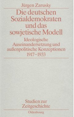 Die deutschen Sozialdemokraten und das sowjetische Modell (eBook, PDF) - Zarusky, Jürgen