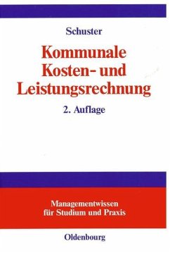 Kommunale Kosten- und Leistungsrechnung (eBook, PDF) - Schuster, Falko