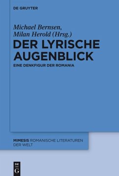 Cover Der lyrische Augenblick (eBook, ePUB)