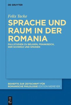 Cover Sprache und Raum in der Romania (eBook, PDF)
