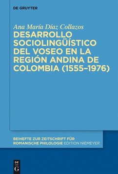 Cover Desarrollo sociolingüístico del voseo en la región andina de Colombia (1555-1976) (eBook, PDF)