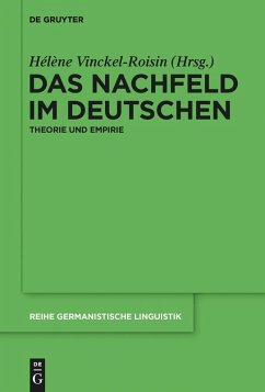 Cover Das Nachfeld im Deutschen (eBook, ePUB)