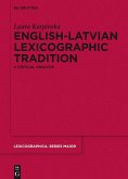 English-Latvian Lexicographic Tradition (eBook, ePUB)