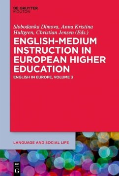 Cover English-Medium Instruction in European Higher Education (eBook, PDF)