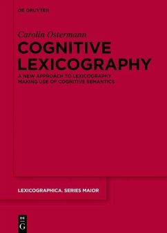 Cover Cognitive Lexicography (eBook, PDF)
