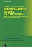Wackernagels Gesetz im Deutschen (eBook, ePUB)