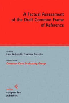 A Factual Assessment of the Draft Common Frame of Reference (eBook, PDF)