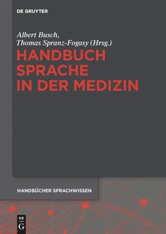 Cover Handbuch Sprache in der Medizin (eBook, PDF)