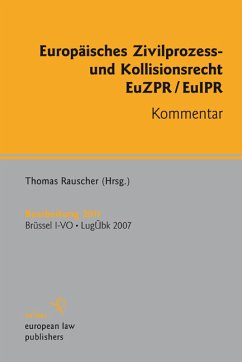 Europäisches Zivilprozess- und Kollisionsrecht (eBook, PDF)