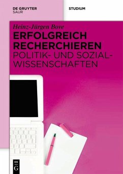 Cover Erfolgreich recherchieren - Politik- und Sozialwissenschaften (eBook, PDF)