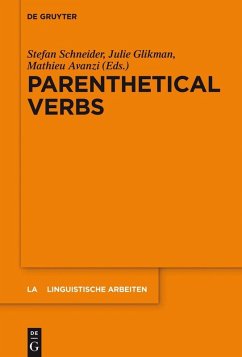 Cover Parenthetical Verbs (eBook, PDF)