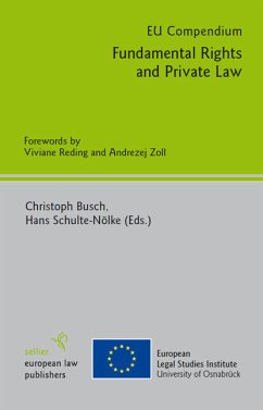 Cover EU Compendium - Fundamental Rights and Private Law (eBook, PDF)