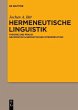 Hermeneutische Linguistik (eBook, PDF) - Bild 1