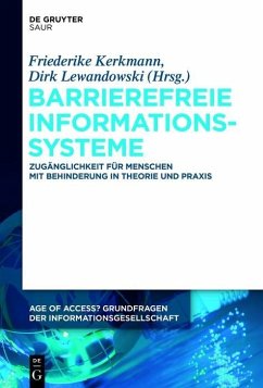 Cover Barrierefreie Informationssysteme (eBook, PDF)