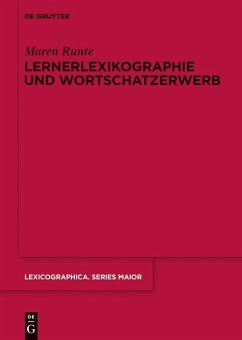 Lernerlexikographie und Wortschatzerwerb (eBook, PDF) - Runte, Maren